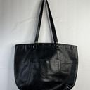 Patricia Nash  Benvenuto Black Leather Distressed Large Tote Bag Studded Purse Photo 5