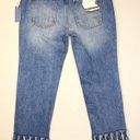 Pilcro and the Letterpress Anthropologie  Hyphen Boy Fit Fringe Crop Jeans 28 Photo 3