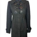 Jack by BB Dakota JACK WOMENS BLACK TOGGLE CLOSURE DRESS COAT WOMENS SIZE MEDIUM CLASSIC COAT Photo 0