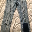 Brandy Melville Distressed Jean Overalls Photo 2