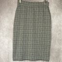 New Mix  Black White Plaid Pencil Skirt Size Medium Professional Office Business Photo 1