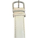 Juicy Couture  Watch Rainbow Number Face Silver “J” Charm White Leather Strap Photo 5