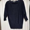 Forever 21 Twentyone dressy Royal blue sparkly sweater, functional Zipper going one sleeve, Photo 1