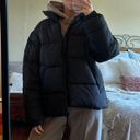 Oversized Puffer Coat Black Photo 0