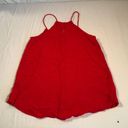 No Bo Flowy Tank Top Womens Sz Small Red Lightweight Top Photo 2