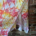 Torrid NWT  Pink Yellow Tie Dye Duster Kimono Women's Size 2/2X Photo 5