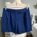 T Tahari  Royal Blue Dress Shorts Womens 2 Photo 4