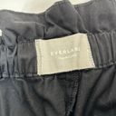 Everlane  Black Paper Bag High Waist Wide Leg Pants M Photo 4