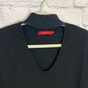 n:philanthropy  black cutout neck distressed sweatshirt Photo 1