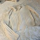 Cream Collared Sweater Tan Photo 2