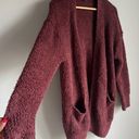 Barefoot Dreams  Cozychic So-Cal Cardigan Sweater Open Front Pocket Oversized Photo 6