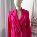 ZARA  Fuchsia Corduroy Double-Breasted Blazer Jacket Women’s Size Small-Medium Photo 0