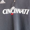 Adidas University Cincinnati 1/4 Zip pull Over Size Small -EUC () Photo 3