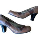 Madden Girl Vintage Y2K  Danceer Faux Brown Leather Patchwork High Heels 🔥 Photo 0