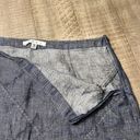 CAbi  denim skirt with fun thick stitching throughout Photo 2