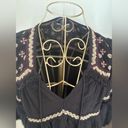 American Eagle  black embroidered long sleeve dress size XS Photo 4