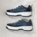 Lower East Side  Blue Suede Leather Shoes, Size 10 Photo 6