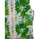 Kensie  Shift Dress Sleeveless Size 6 Green Blue Floral Embroidered‎ Trim Summer Photo 1