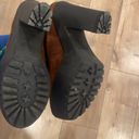 Polo  Ralph Lauren Helene Oiled Suede Platform Hiking Boots EU 38 / US 8 Photo 9