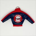 Vintage 90s Atlanta Braves MLB Baseball Jacket Keyring Key Chain Blue Red Photo 2