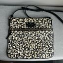 Kate Spade  Marble Hill Cross Body Sling Bag in Black and Cream Canvas & Leather Photo 4