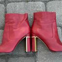 Calvin Klein Karlia Leather Ankle Boots Photo 6