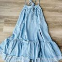 Romeo + Juliet Couture  Blue Tencel Dress Size S Soft Raw Hem Sleeveless B1 Photo 0