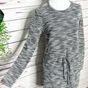 Merona  Heather Gray Boucle Long Sleeve Drawstring Waist Casual Dress Size XS Photo 2