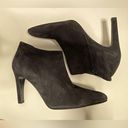 Ralph Lauren , black suede stiletto booties sz 9.5 Photo 6