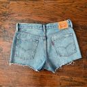 Levi’s Levi's 501 Palm Painted Cutoff Denim Shorts Size 28 Photo 5