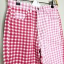 Daisy Street  Womens Mom Jeans Two-Tone Gingham High Rise Red and Pink Size EU 36 Photo 2