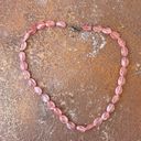 Free People Y2k pink beaded choker necklace Photo 1