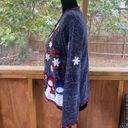 Vintage Blue Designers Originals Studio  Christmas Sweater Size M Photo 2