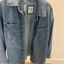 Abercrombie & Fitch Denim Oversized Shirt Jacket Photo 4