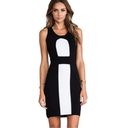 Milly  | Color Block Midi Body Con Dress Sz S Photo 0