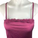 Cotton On  Purple Lace Trim Spaghetti Satin Sleeveless Mini Cami Slip Dress Sz S Photo 2