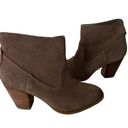 Frye  Tan Suede Ankle Booties Boots Size 7.5 Photo 0