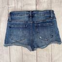 Daytrip capricorn high rise cotton blend shorty shorts blue sz 26 Photo 9