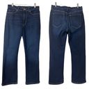 Banana Republic  9" Mid Rise Crop Flare Dark Wash Denim Jeans Women's Size 29 Photo 6