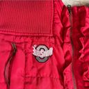 Colosseum Ohio State  Athletics Sleeveless Puffer Vest Jacket Red Ruffle Size L Photo 3