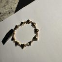 Monet Signed  Gold Tone Metal Heart Bracelet 7 3/4 Inch With Original Tag Photo 1