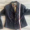 CAbi  12 Black Button Up Blazer With Gold Buttons Photo 4