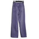 ZARA  90's Style High Waist Full Length Wide Leg Jeans 5 Pockets 0 Purple #2323 Photo 6