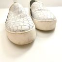 1. State  Waylan White Croc Leather Slip On Platform Sneaker Shoes 8.5 Photo 2