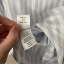 Rails  Elle Lilac White Striped Popover Button Down size medium Photo 3