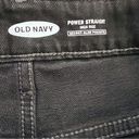 Old Navy  Power Straight High Rise Jeans Womens Stone Wash Black SZ 8 New Photo 5