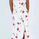 Princess Polly Talei Midi Dress - White Floral Sundress Photo 0