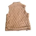 Peter Millar  Womens Tan Quilted Vest Size small Photo 1