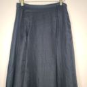 Ralph Lauren Vintage 90s Ralph‎ Lauren Blue Label Maxi Skirt Sz 8 Black 100% Silk Full A-line Photo 1