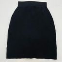 Maeve Anthropologie Anja Sweater Skirt Black Knit Viscose Blend Pencil Office Photo 6